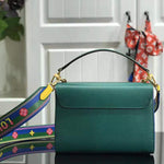 LOUIS VUITTON EPI LEATHER TWIST MM GREEN