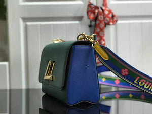 LOUIS VUITTON EPI LEATHER TWIST MM GREEN