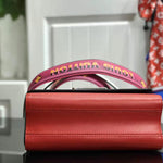 LOUIS VUITTON EPI LEATHER TWIST MM RED AND WHITE