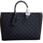 LOUIS VUITTON MONOGRAM JACQUARD GRAND SAC COBALT BLUE M55203