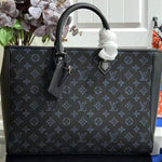 LOUIS VUITTON MONOGRAM JACQUARD GRAND SAC COBALT BLUE M55203