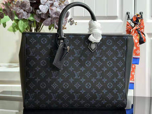 LOUIS VUITTON MONOGRAM JACQUARD GRAND SAC COBALT BLUE M55203