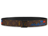 LOUIS VUITTON MONOGRAM CANVAS LV INITIALES 40MM BELT BLACK