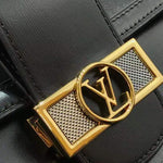 LOUIS VUITTON AUTRES CUIRS DAUPHINE MM BLACK M55821