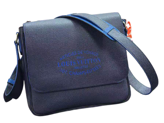 LOUIS VUITTON TAIGA LEATHER ROMAN PM NAVY BLUE M30362