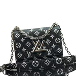 LOUIS VUITTON MONOGRAM CANVAS BLACK TWIST PM M50332