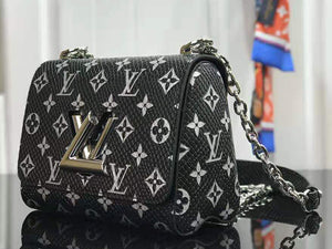 LOUIS VUITTON MONOGRAM CANVAS BLACK TWIST PM M50332