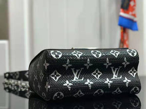 LOUIS VUITTON MONOGRAM CANVAS BLACK TWIST PM M50332