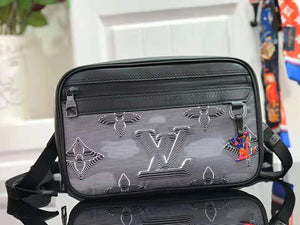 LOUIS VUITTON MONOGRAM OTHER EXPANDABLE MESSENGER GRAY BLACK M55698