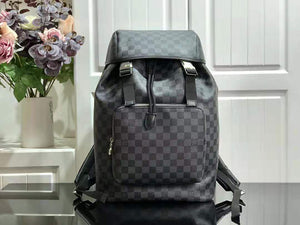 LOUIS VUITTON DAMIER GRAPHITE CANVAS ZACK BACKPACK N40005