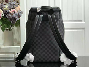 LOUIS VUITTON DAMIER GRAPHITE CANVAS ZACK BACKPACK N40005