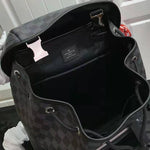 LOUIS VUITTON DAMIER GRAPHITE CANVAS ZACK BACKPACK N40005