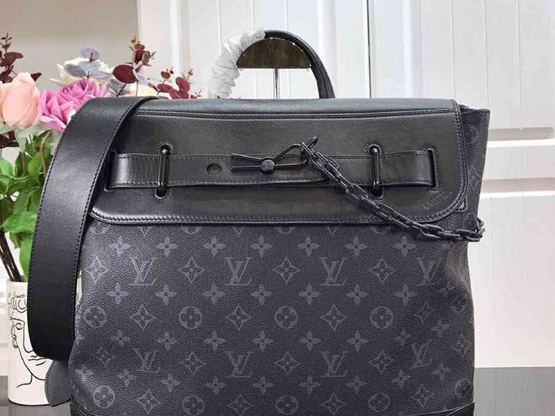 LOUIS VUITTON MONOGRAM ECLIPSE CANVAS STEAMER PM M44731