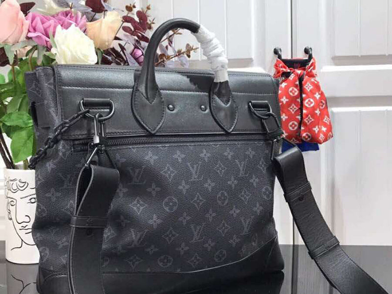 LOUIS VUITTON MONOGRAM ECLIPSE CANVAS STEAMER PM M44731