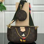 LOUIS VUITTON MONOGRAM CANVAS MULTI POCHETTE ACCESSOIRES WITH MICKEY