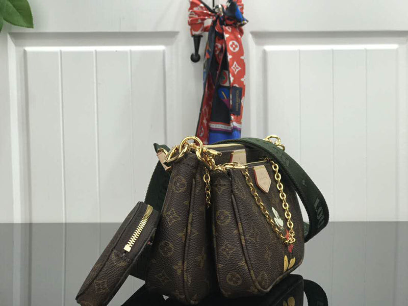 LOUIS VUITTON MONOGRAM CANVAS MULTI POCHETTE ACCESSOIRES WITH MICKEY