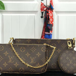 LOUIS VUITTON MONOGRAM CANVAS MULTI POCHETTE ACCESSOIRES WITH MICKEY