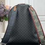 LOUIS VUITTON MONOGRAM ECLIPSE CANVAS DOUBLE POCKETS BACKPACK M56851