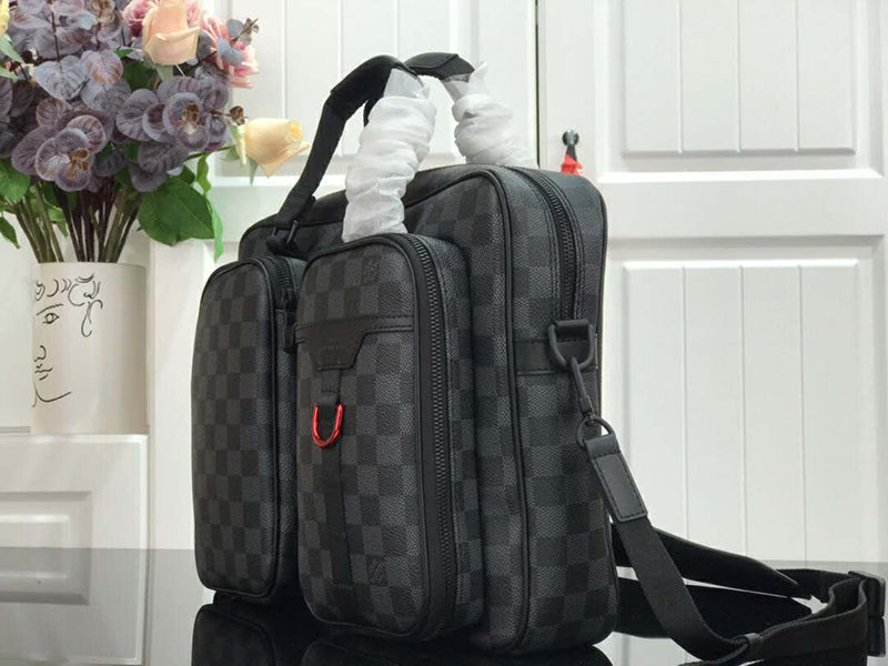 LOUIS VUITTON DAMIER GRAPHITE CANVAS UTILITY BRIEFCASE N40278