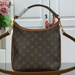 LOUIS VUITTON MONOGRAM CANVAS AND MONOGRAM REVERSE CANVAS HOBO DAUPHINE MM