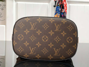 LOUIS VUITTON MONOGRAM CANVAS AND MONOGRAM REVERSE CANVAS DAUPHINE BACKPACK PM