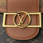 LOUIS VUITTON MONOGRAM CANVAS AND MONOGRAM REVERSE CANVAS DAUPHINE BACKPACK PM