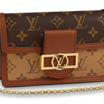 LOUIS VUITTON MONOGRAM CANVAS DAUPHINE CHAIN WALLET M68746