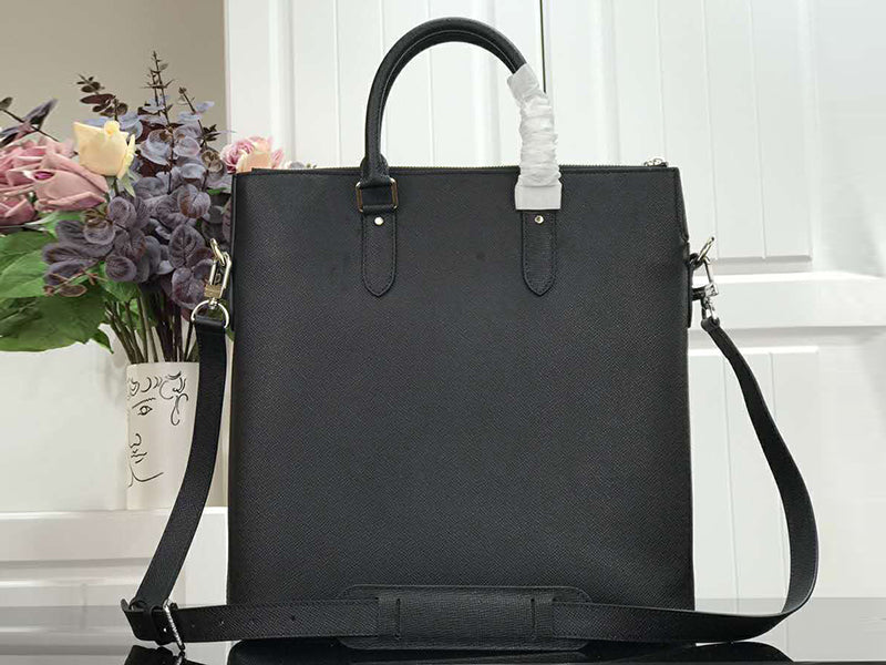 LOUIS VUITTON TAIGA LEATHER ANTON TOTE BLACK M33433