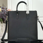 LOUIS VUITTON TAIGA LEATHER ANTON TOTE BLACK M33433