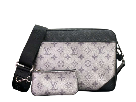 LOUIS VUITTON MONOGRAM ECLIPSE CANVAS TRIO MESSENGER