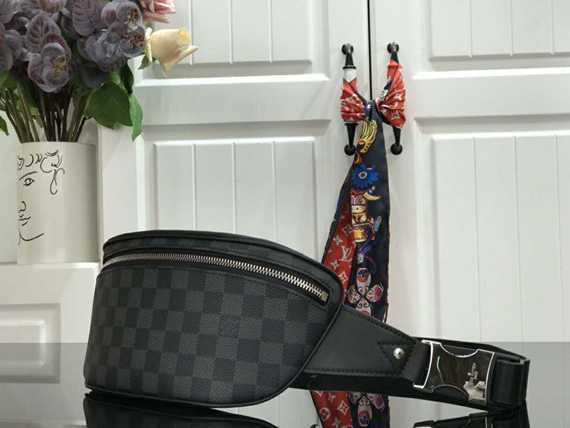 LOUIS VUITTON DAMIER GRAPHITE CANVAS CAMPUS BUMBAG