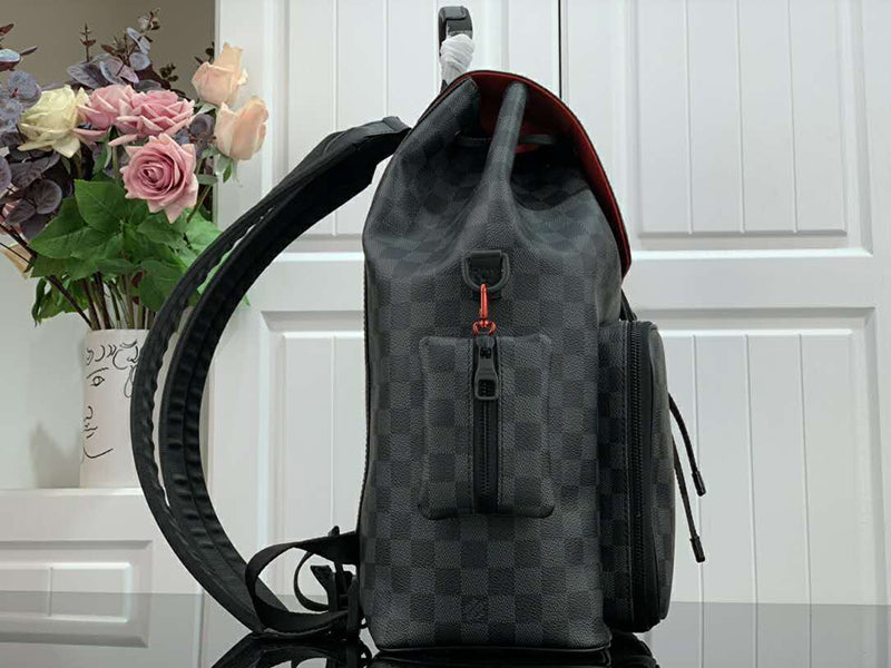 LOUIS VUITTON DAMIER GRAPHITE CANVAS UTILITY BACKPACK