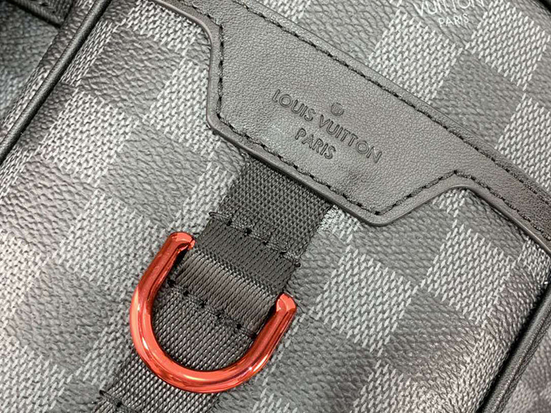 LOUIS VUITTON DAMIER GRAPHITE CANVAS UTILITY BACKPACK