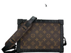 LOUIS VUITTON MONOGRAM CANVAS SOFT TRUNK CROC BLACK