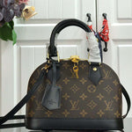 LOUIS VUITTON MONOGRAM CANVAS ALMA BB BLACK N41221