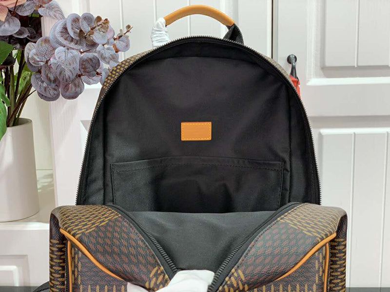 LOUIS VUITTON MONOGRAM CANVAS AND GIANT DAMIER CANVAS CAMPUS BACKPACK N40380