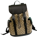 GUCCI GG SUPREME MONOGRAM SOFT BACKPACK BLACK 450958