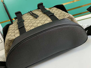 GUCCI GG SUPREME MONOGRAM SOFT BACKPACK BLACK 450958