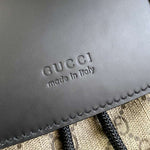 GUCCI GG SUPREME MONOGRAM SOFT BACKPACK BLACK 450958