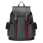 GUCCI GG BLACK BACKPACK 495564