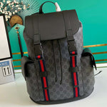 GUCCI GG BLACK BACKPACK 495564