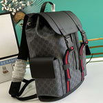 GUCCI GG BLACK BACKPACK 495564