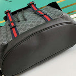 GUCCI GG BLACK BACKPACK 495564