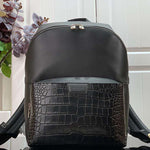 LOUIS VUITTON DISCOVERY BACKPACK PM CALF AND ALIGATOR LEATHER BLACK N94721