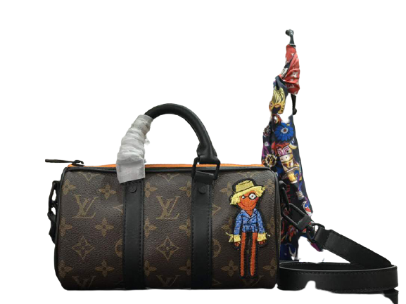 LOUIS VUITTON MONOGRAM CANVAS NANO KEEPALL ZOOOOM WITH FRIENDS