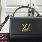 LOUIS VUITTON EPI LEATHER TWIST MM BLACK M57050