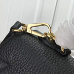 LOUIS VUITTON TAURILLON LEATHER TWIST ONE HANDLE PM BLACK M57093