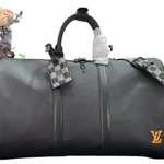 LOUIS VUITTON TAURILLON LEATHER KEEPALL BANDOULIÈRE 45 BLACK