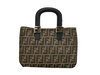 Fendi Ff Fabric Tote With Golden Hardware Ff06