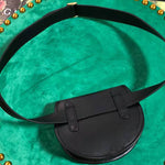 GUCCI HORSEBIT BELT BAG SUEDE BLACK